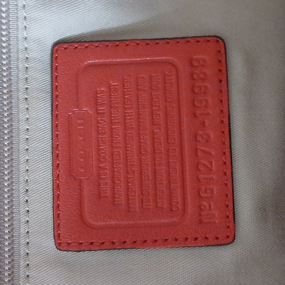 Coach Legacy  Red and Black Animal Print Satchel - Picture 11 of 11